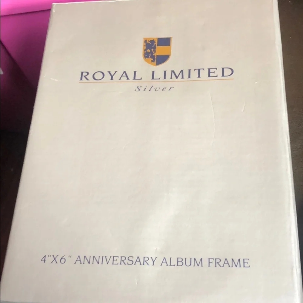 NIB 4x6 silver anniversary album